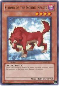 Garmr of the Nordic Beasts - Storm of Ragnarok (STOR) #STOR-EN012 - Common / Short Print YuGiOh Trading Card