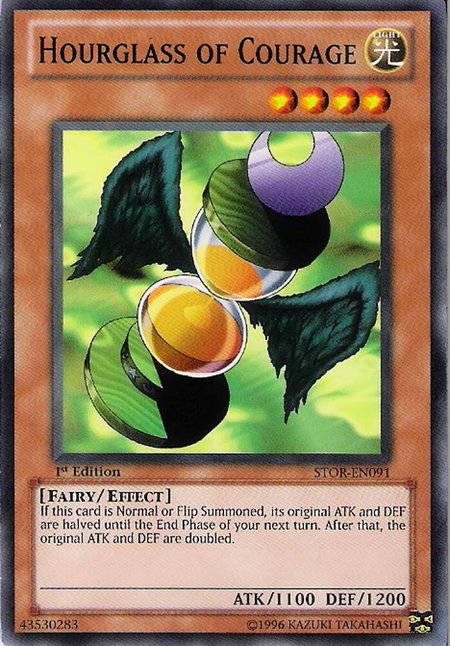 Hourglass of Courage - Storm of Ragnarok YuGiOh trading card