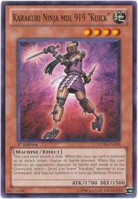 Karakuri Ninja mdl 919 "Kuick" - Storm of Ragnarok (STOR) #STOR-EN028 - Common / Short Print YuGiOh Trading Card
