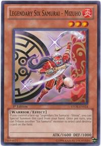 Legendary Six Samurai - Mizuho - Storm of Ragnarok YuGiOh trading card