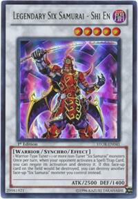 Legendary Six Samurai - Shi En - Storm of Ragnarok YuGiOh trading card