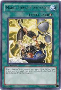 March Towards Ragnarok - Storm of Ragnarok YuGiOh trading card