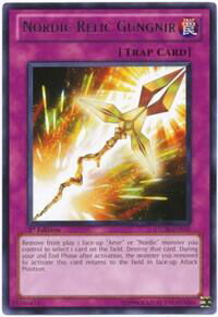 Nordic Relic Gungnir - Storm of Ragnarok (STOR) #STOR-EN070 - Rare YuGiOh Trading Card