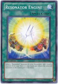 Resonator Engine trading card from Storm of Ragnarok Resonator Engine - Storm of Ragnarok YuGiOh trading card
