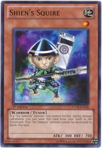 Shien's Squire - Storm of Ragnarok (STOR) #STOR-EN026 - Common / Short Print YuGiOh Trading Card