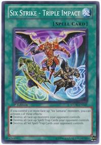 Six Strike - Triple Impact - Storm of Ragnarok YuGiOh trading card