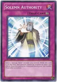 Solemn Authority - Storm of Ragnarok (STOR) #STOR-EN067 - Common / Short Print YuGiOh Trading Card