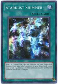 Stardust Shimmer - Storm of Ragnarok YuGiOh trading card