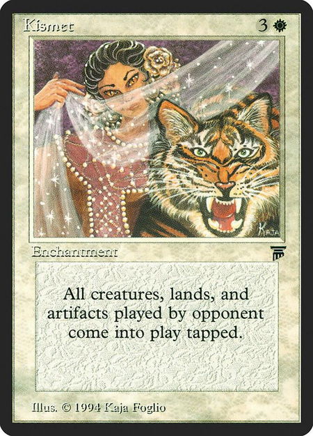 Kismet - Legends Magic: The Gathering trading card
