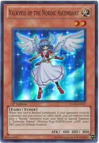 Valkyrie of the Nordic Ascendant - Storm of Ragnarok (STOR) #STOR-EN017 - Super Rare YuGiOh Trading Card
