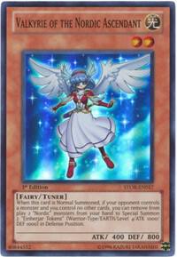 Valkyrie of the Nordic Ascendant - Storm of Ragnarok YuGiOh trading card