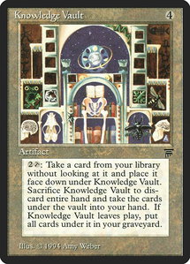 Knowledge Vault - Legends (LEG) #null - Rare Magic: The Gathering Trading Card