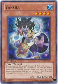 Yaksha - Storm of Ragnarok YuGiOh trading card