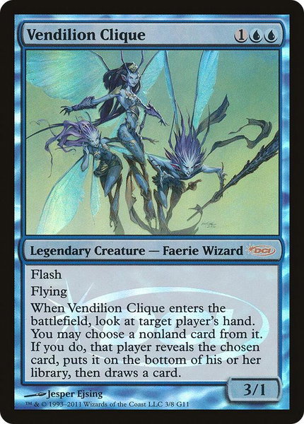 Vendilion Clique trading card from Judge Promos Vendilion Clique - Judge Promos Magic: The Gathering trading card