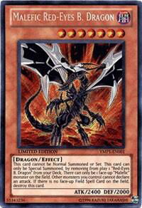 Malefic Red-Eyes B. Dragon (Secret) - Bonds Beyond Time Movie Pack (YMP1) #YMP1-EN001 - Secret Rare YuGiOh Trading Card
