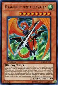 Dragunity Arma Leyvaten - Structure Deck: Dragunity Legion (SDDL) #SDDL-EN001 - Ultra Rare YuGiOh Trading Card