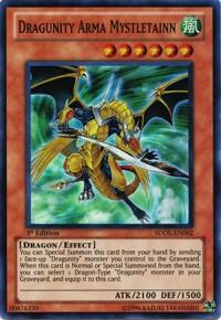 Dragunity Arma Mystletainn - Structure Deck: Dragunity Legion (SDDL) #SDDL-EN002 - Super Rare YuGiOh Trading Card