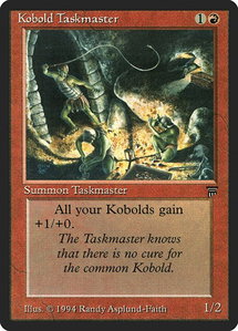Kobold Taskmaster - Legends (LEG) #null - Uncommon Magic: The Gathering Trading Card