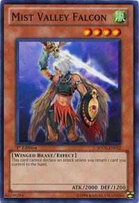 Mist Valley Falcon trading card from Structure Deck: Dragunity Legion Mist Valley Falcon - Structure Deck: Dragunity Legion YuGiOh trading card