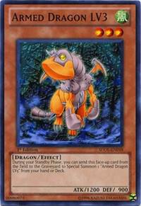 Armed Dragon LV3 trading card from Structure Deck: Dragunity Legion Armed Dragon LV3 - Structure Deck: Dragunity Legion YuGiOh trading card