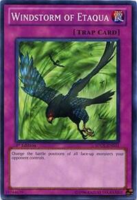 Windstorm of Etaqua - Structure Deck: Dragunity Legion (SDDL) #SDDL-EN031 - Common / Short Print YuGiOh Trading Card