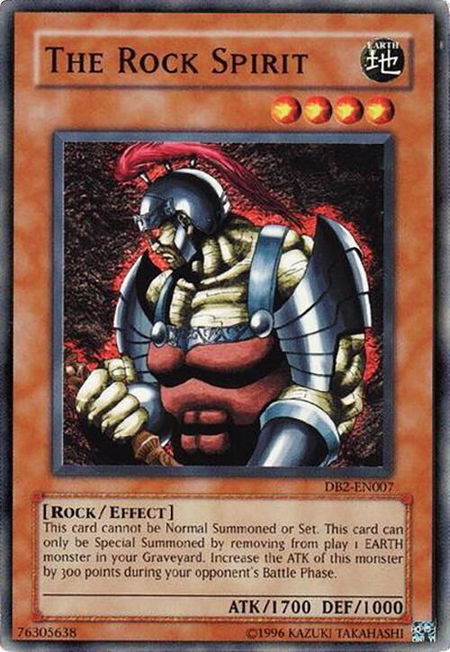 The Rock Spirit - Dark Beginning 2 YuGiOh trading card