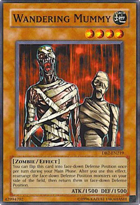 Wandering Mummy - Dark Beginning 2 YuGiOh trading card