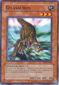 Gilasaurus - Dark Beginning 2 (DB2) #DB2-EN008 - Common / Short Print YuGiOh Trading Card
