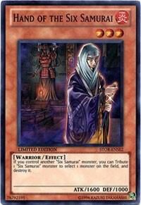 Hand of the Six Samurai - Storm of Ragnarok (STOR) #STOR-ENSE2 - Super Rare YuGiOh Trading Card
