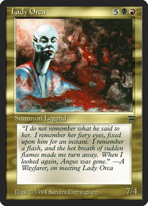 Lady Orca - Legends (LEG) #null - Uncommon Magic: The Gathering Trading Card