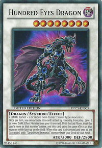 Hundred Eyes Dragon - 2011 Duelist Pack Tin (DPCT/DPC5) #DPC5-EN003 - Super Rare YuGiOh Trading Card