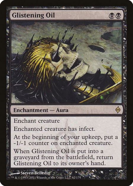 Glistening Oil - New Phyrexia Magic: The Gathering trading card