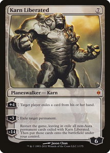 Karn Liberated - New Phyrexia (NPH) #1 - Mythic Rare Magic: The Gathering Trading Card