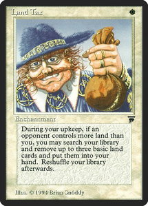 Land Tax - Legends (LEG) #null - Uncommon Magic: The Gathering Trading Card