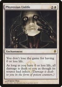 Phyrexian Unlife - New Phyrexia (NPH) #18 - Rare Magic: The Gathering Trading Card