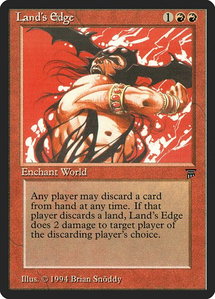 Land's Edge - Legends (LEG) #null - Rare Magic: The Gathering Trading Card