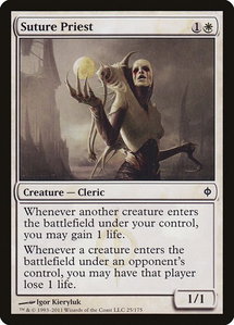 Suture Priest - New Phyrexia (NPH) #25 - Common Magic: The Gathering Trading Card