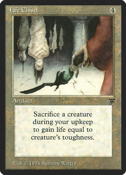 Life Chisel - Legends Magic: The Gathering trading card