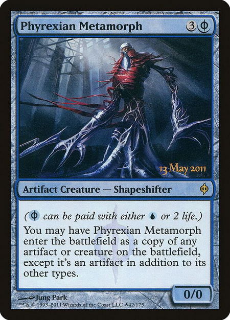 Phyrexian Metamorph - Launch Party & Release Event Promos Magic: The Gathering trading card
