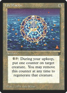 Life Matrix - Legends (LEG) #null - Rare Magic: The Gathering Trading Card
