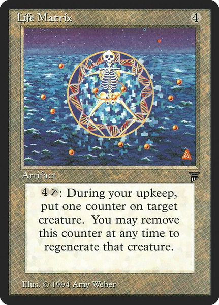 Life Matrix trading card from Legends Life Matrix - Legends Magic: The Gathering trading card
