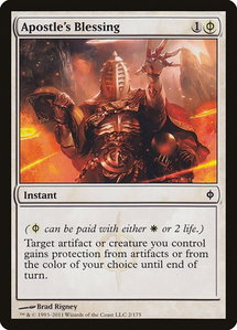 Apostle's Blessing - New Phyrexia (NPH) #2 - Common Magic: The Gathering Trading Card