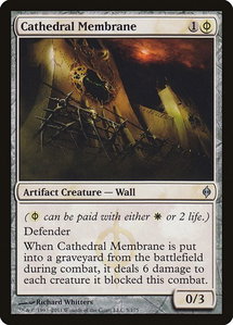 Cathedral Membrane - New Phyrexia (NPH) #5 - Uncommon Magic: The Gathering Trading Card