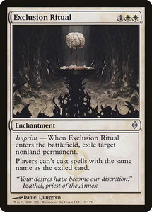 Exclusion Ritual - New Phyrexia (NPH) #10 - Uncommon Magic: The Gathering Trading Card