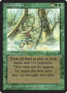 Living Plane - Legends (LEG) #null - Rare Magic: The Gathering Trading Card
