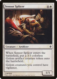 Sensor Splicer - New Phyrexia (NPH) #22 - Common Magic: The Gathering Trading Card
