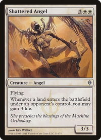 Shattered Angel - New Phyrexia (NPH) #23 - Uncommon Magic: The Gathering Trading Card