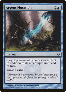 Argent Mutation - New Phyrexia (NPH) #27 - Uncommon Magic: The Gathering Trading Card