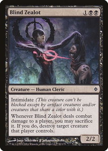 Blind Zealot - New Phyrexia (NPH) #52 - Common Magic: The Gathering Trading Card