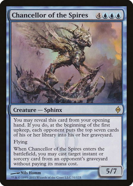 Chancellor of the Spires - New Phyrexia Magic: The Gathering trading card